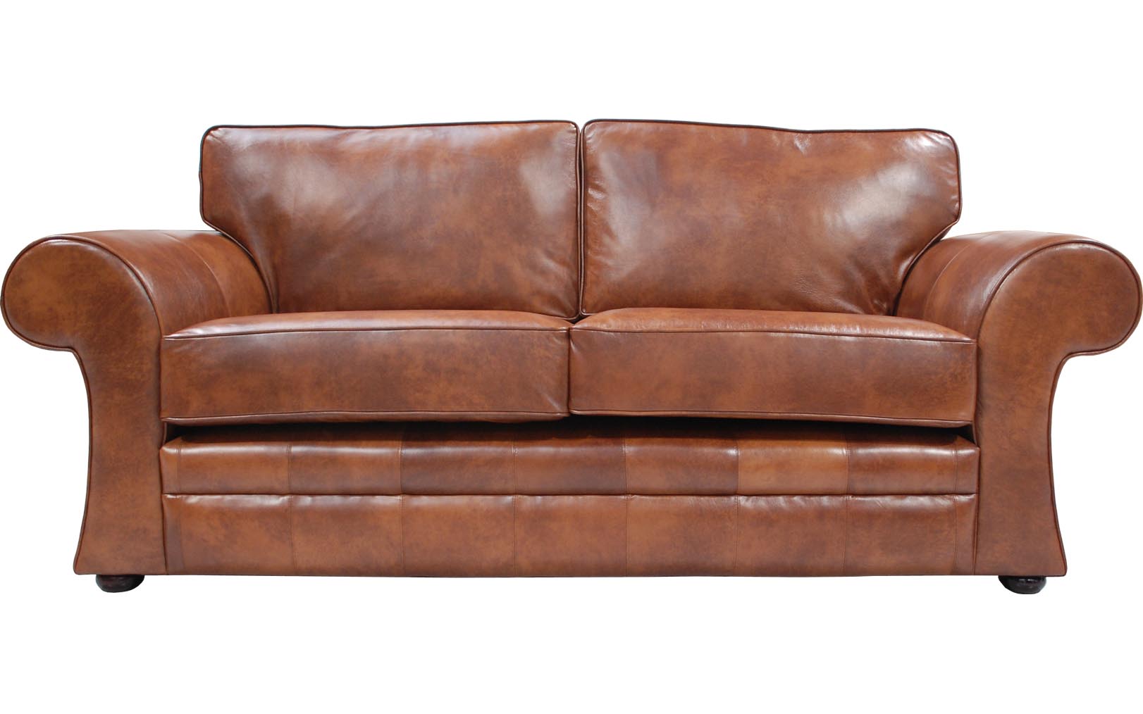 Cavan Real Leather Sofa Bed Uk, Brown Leather Bed Sofa